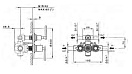 Скрытая часть смесителя Nicolazzi 4915 термостат