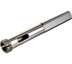 Сверло алмазное по керамограниту (2 шт; 10х67 мм; 3-гранный хвостовик) Matrix 726103