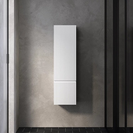 Шкаф пенал AQUAme S1 33 см белый глянец AQM9001WH