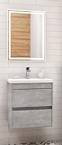 Мебель для ванной Art&Max Family 50 см подвесная, Cemento Veneto