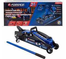 Подкатной домкрат с фиксацией Forsage 2.5т, h min 140 мм, h max 387 мм F-TH22501CB(9493)