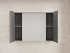 Зеркальный шкаф Style Line Лима 100x70 см графит ЛС-00002343