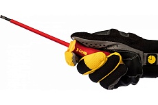 Диэлектрическая отвертка Felo Ergonic 4,5х1,0х125 плоская шлицевая 41304590