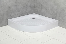  Поддон для душа BelBagno TRAY-BB-R-90-550-15-W 90x90 четверть круга