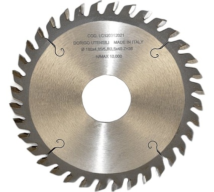 Диск пильный DORIGO подрезной 180x4.85-5.8/3.5x45 Z=36 LC1804854536