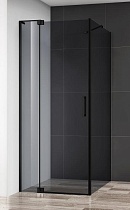 Душевой уголок Cezares Slider SLIDER-AH-1-80-90/100-GRIGIO-NERO 80x90/100 серый, черный