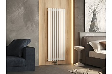 Трубчатый радиатор с GUARDO 6SP-1800-04 BK-VER R9016(M)