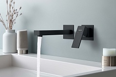 Смеситель для раковины Aquatek Либра AQ1613MB черный матовый