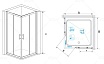 Душевой уголок RGW Passage PA-31 100x100 прозрачное, хром 02083100-11