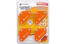 Набор магнитных уголков для сварки (4 шт; усилие до 4 кг; для 3 углов) Forceberg 9-4014520-004