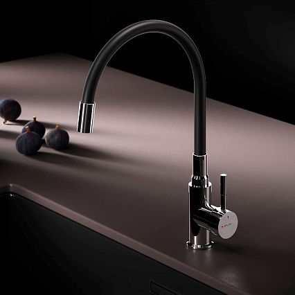 Смеситель для кухни Am.Pm X-Joy S F85B07602 хром/черный