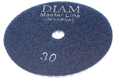 Круг алмазный гибкий шлифовальный АГШК Master Line Universal №30 (100х2.5 мм) Diam 639