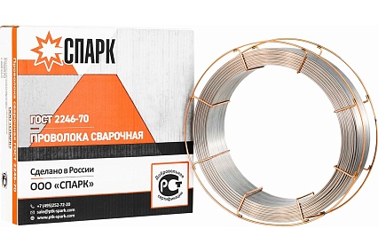 Проволока сварочная Св-01x19Н9 2 мм на катушке B415 (К415) СПАРК 4673727887627