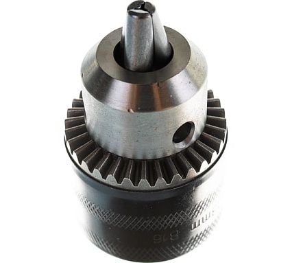 Патрон сверлильный трехкулачковый с ключом 1-13 мм, конус B16 Bohre КБ010992