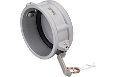 Алюминиевый камлок TITAN LOCK типа DC серия EcoLine, заглушка для ниппеля 4&quot; TL400DCAL-EL