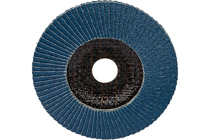 Круг лепестковый торцевой, угловой, цирконат 100% 125х22.2 мм, P-80 ABRAFORM AF-FLAP-CN-125-P80-ZR100