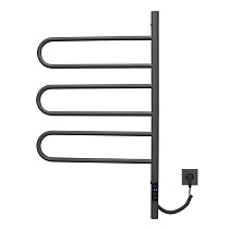 Полотенцесушитель электрический Vincea VTD-1R2CGE 44x80 с таймером, графит