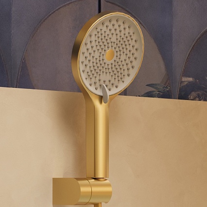 Смеситель для ванны Vincea Феерие (Feerie) VTFW-5FE2BG брашированное золото