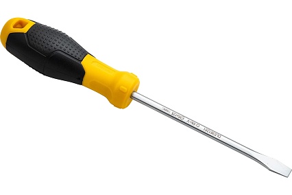 Шлицевая отвертка Deli SL6х125мм DL6361251 Cr-V, магнит, TPR+PP ручка 98354