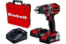Аккумуляторная дрель Einhell pxc te-cd 18/50 li bl, 18в, 50нм, патрон 13мм, 2x2,0 ач, кейс 4513896