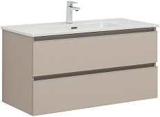 Мебель для ванной Aquanet Вега 100 см бежевый