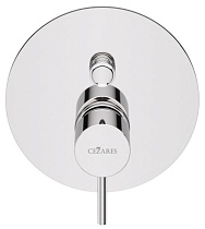 Смеситель для душа Cezares LEAF-VDIM-L-01 на 2 выхода, хром
