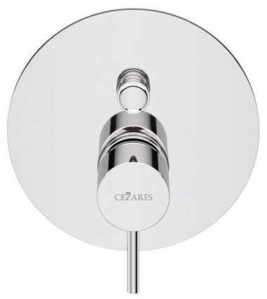 Смеситель для душа Cezares LEAF-VDIM-L-01 на 2 выхода, хром