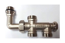 Узел бокового подключения радиатора Sanext НР 1/2" x ВР 3/4" Евроконус 4963