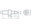 Термосверло H-Tools М8 шаг 1.25мм 7.3x13.9/35мм S=8мм 3650730