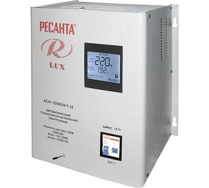Стабилизатор напряжения Ресанта АСН 10000 Н/1-Ц Lux 63/6/18