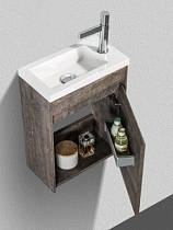 Тумба с раковиной BelBagno Pietra Mini 40 см, правосторонняя, Stone