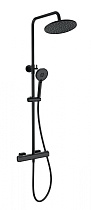 Душевая стойка Wonzon&Woghand Stay 1 WW-B3051-A-MB термостат, черный матовый