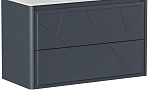 Тумба под раковину Allen Brau Paris 100 см антрацит матовый 1.360002.AM