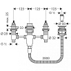 Скрытая часть смесителя Hansgrohe 13244180 на 4 отверстия