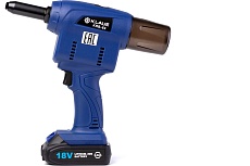 Заклепочник аккумуляторный KLAUE KRB-64 (1 аккумулятор 18В/2,0Ач) УТ000023935