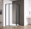 Душевой уголок Cezares Eco ECO-O-P-1-90-P-NERO 90x90 рифленый, черный