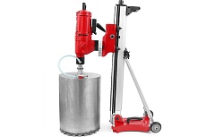 Установка алмазного бурения Messer DM350E-N 3,5 кВт, 360/750/1000 об/мин на стойке 10-40-350