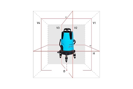 Построитель лазерных плоскостей Instrumax CONSTRUCTOR 360 4V IM0122