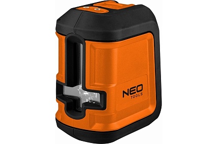 Лазерный уровень Neo Tools крест, 15 м, зеленый, самовыравнивание 4, держатель, чехол 75-106