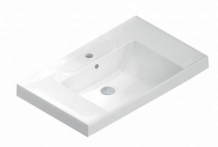 Мебель для ванной La Fenice Cubo 80 см, два ящика белый матовый