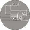 Душевой уголок Cezares Slider SLIDER-AH-1-100-100/110-BR-NERO 100x100/110 тонированный, черный