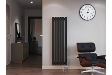 Трубчатый радиатор с GUARDO 6SP-1800-03 BK-VER R9005(M)