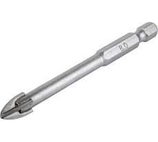 Сверло по стеклу, кафелю (8х85 мм) Elitech 1820.105000 193827