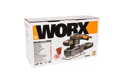 Электрическая виброшлифмашина Worx 250Вт WX641
