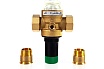 Клапан понижения давления на холодную воду Honeywell диапазон регулировки 1.5-6 атм D06F-1"A