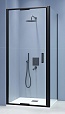 Душевой уголок RGW Stilvol SV-145B (SV-05B + Z-050-2B) 100x110 прозрачное, черный 703214501-14