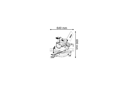 Торцовочная пила Bosch GCM 10 SD 0.601.B22.508