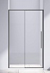 Душевая дверь Vincea Слим-Н (Slim-N) VDS-4SN100CLGM 100x195 вороненая сталь, прозрачная