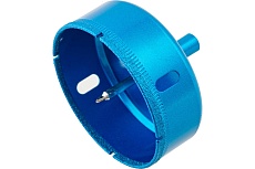 Коронка алмазная с центрирующим сверлом по керамике и стеклу 75 мм WURZ 92075