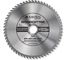 Диск Диск пильный по дереву MKSS Toolbox Woodcutter WC3500 350x60Тх50/30 мм WC35006050